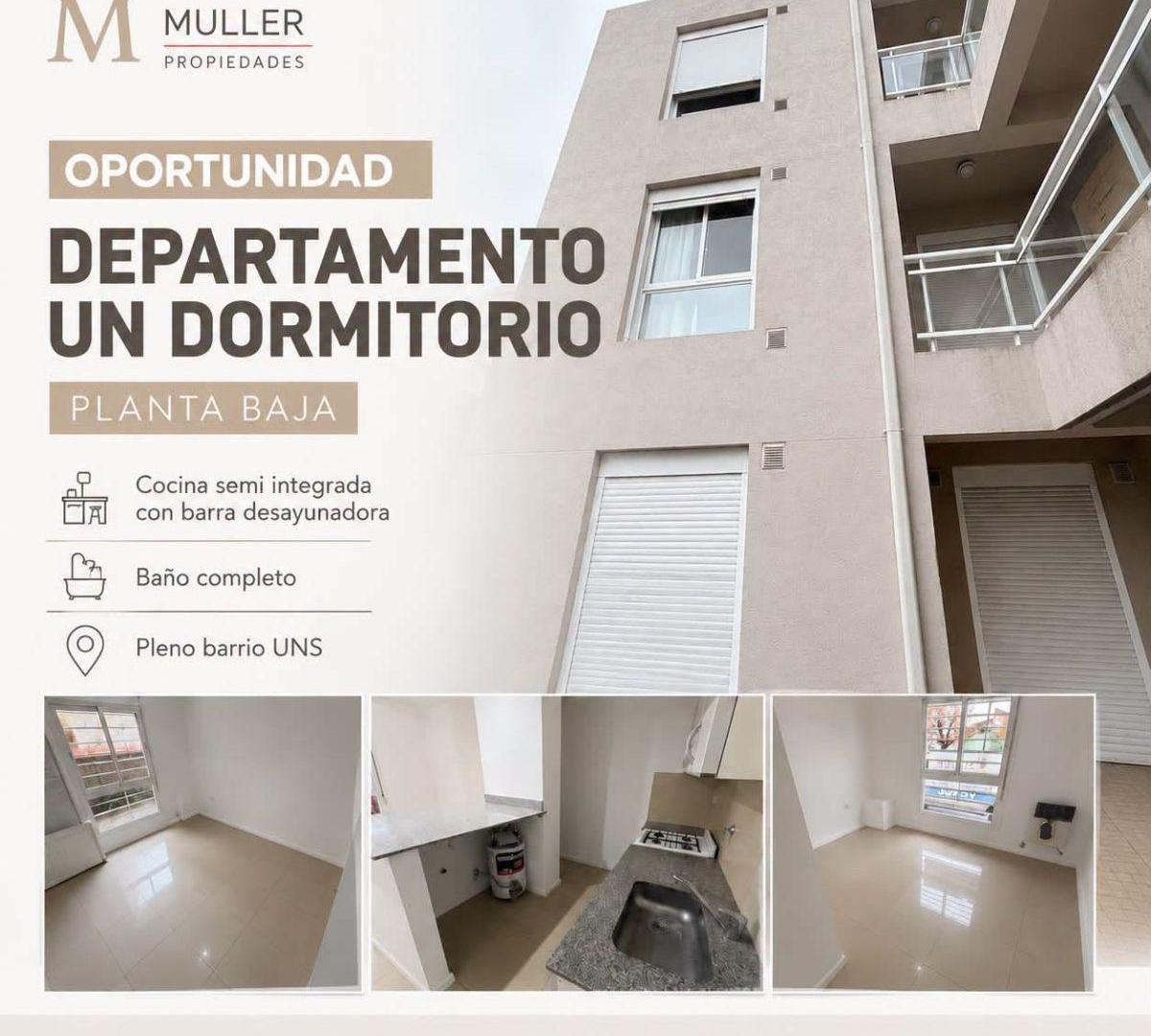 UN DORMITORIO EN VENTA UBICADO EN PB BARRIO UNS