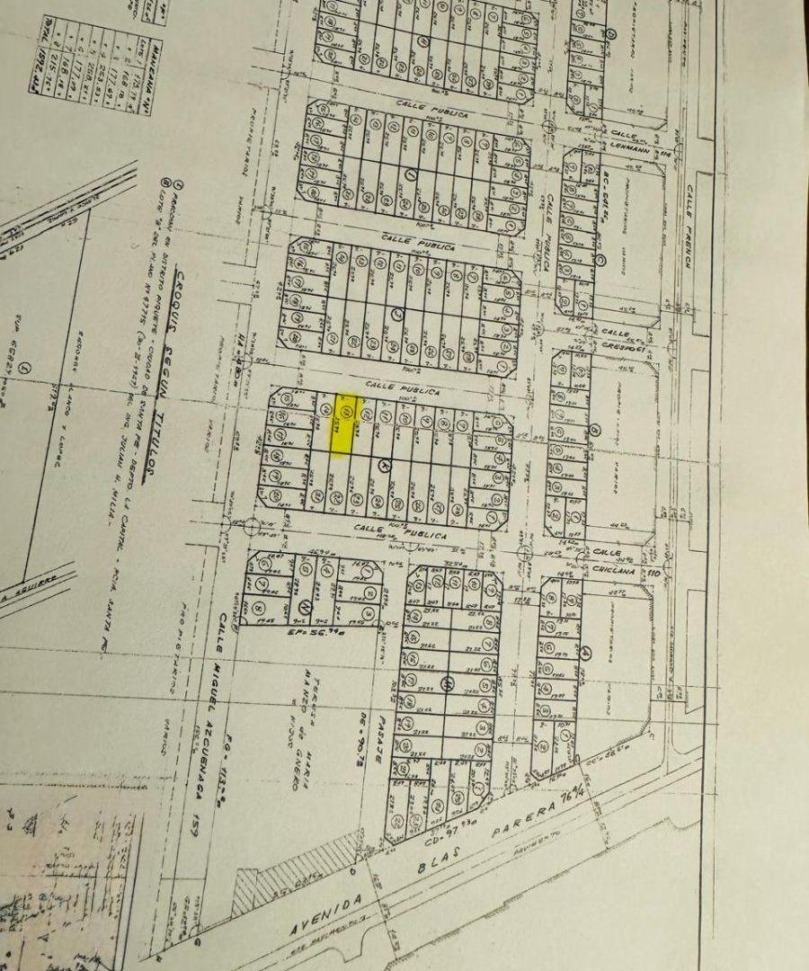 Foto de TERRENO EN VENTA EN ZONA NORTE A METROS DE AV BLAS PARERA, imagen 5
