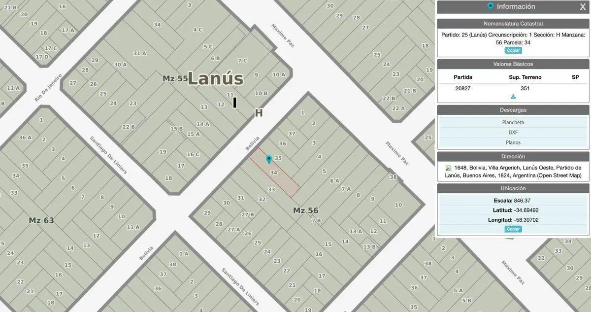 LOTE DE 320 M2 EN VENTA EN LANUS IDEAL DESARROLLO 3