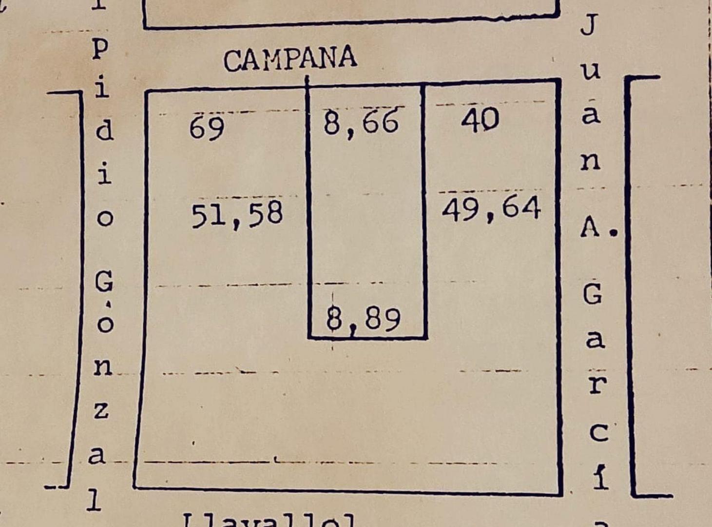 Foto de casa a demoler-venta-permuta-v. santa rita-8,66x50, imagen 4