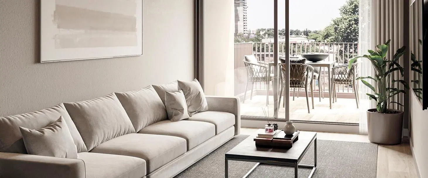 Departamento de 1 dormitorio de calidad premium en Condominio Fundar 2