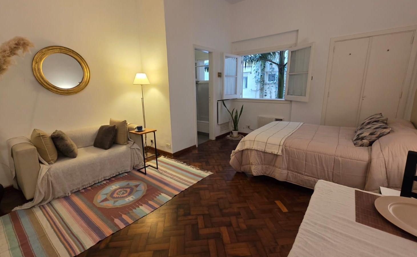 Foto de ALQUILER AMUEBLADO RECOLETA .MONOAMBIENTE AMPLIO, imagen 3