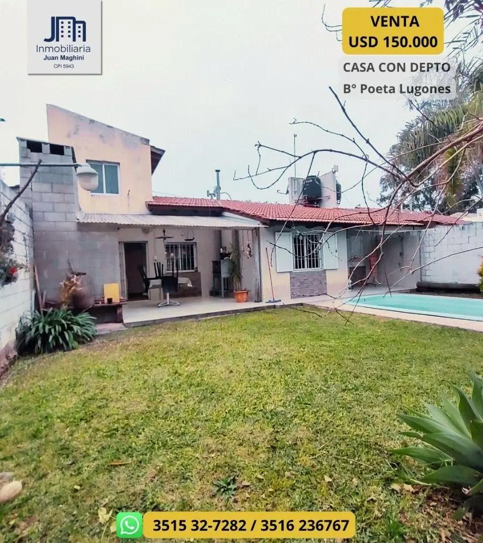 VENTA CASA 3 DORM + DEPTO 1 DORMI INDEPENDIENTE – B° Poeta Lugones
¡APTO CRÉDITO! 4