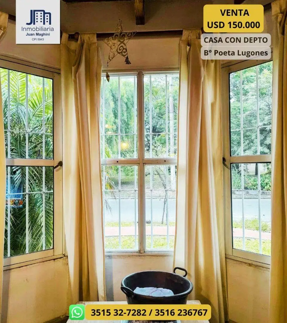 VENTA CASA 3 DORM + DEPTO 1 DORMI INDEPENDIENTE – B° Poeta Lugones
¡APTO CRÉDITO! 5