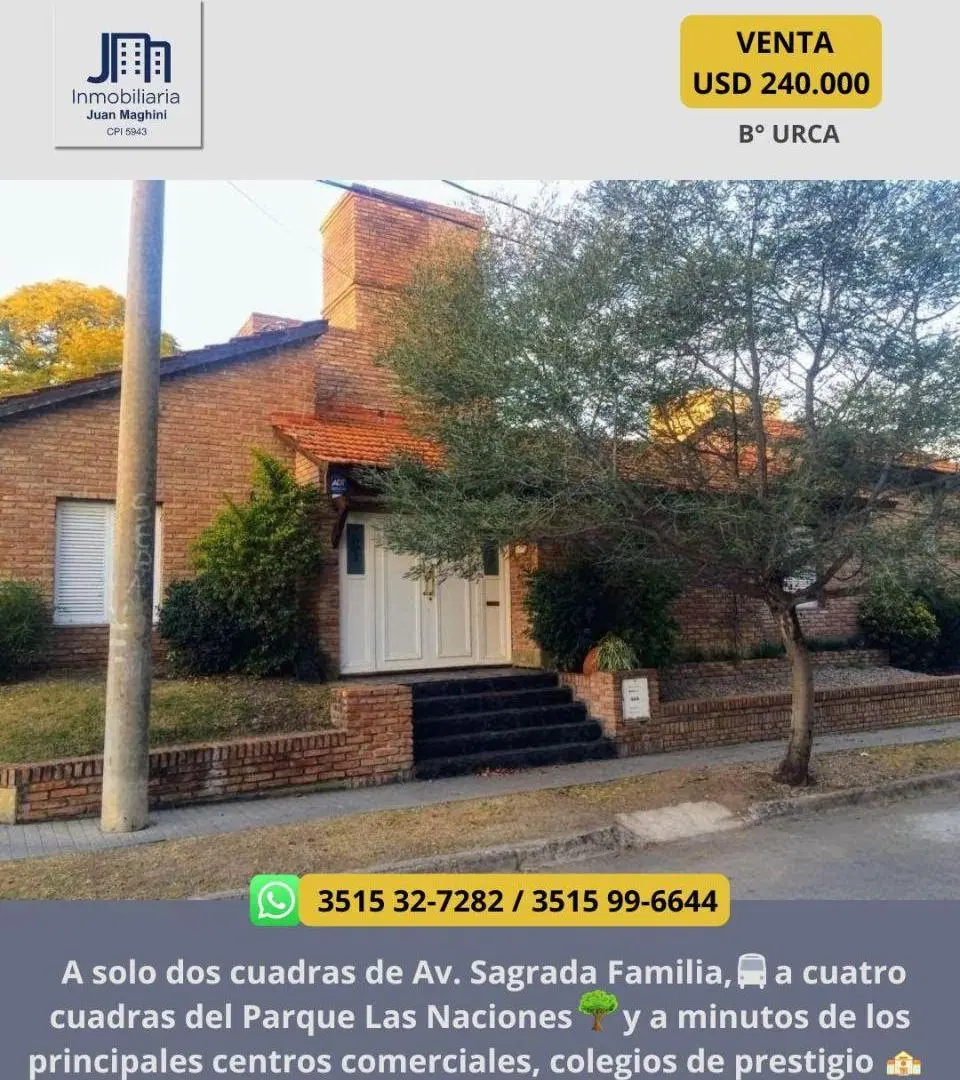 VENTA | CASA ESQUINA EN B° Urca – 4 Dormitorios – CON ESCRITURA APTA CRÉDITO 1
