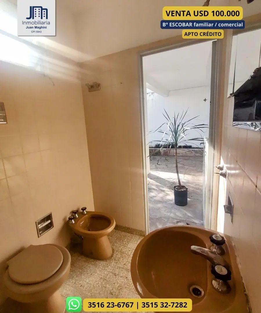 VENTA CASA | 3 DORM | B° ESCOBAR – Ideal Vivienda o Uso Comercial/Mixto
300 m² Totales USD 100.0 3