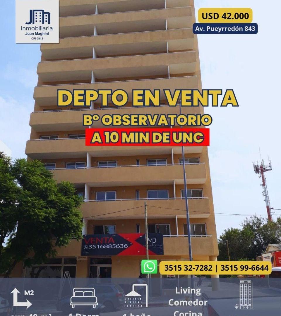 Foto de DEPTO EN VENTA | 1 Dorm, 1 Baño - Pueyrredón 843 (Barrio Observatorio / Límite Güemes), imagen 1