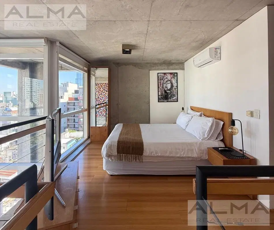 Moderno Loft Estilo Brutalista - Amoblado Con Vista Abierta, Muy Luminoso 4