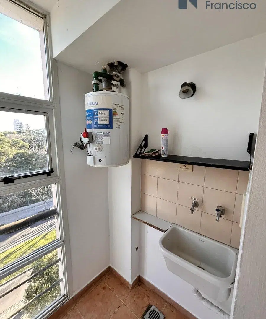 Departamento 1 dormitorio frente al parque Saavedra 4