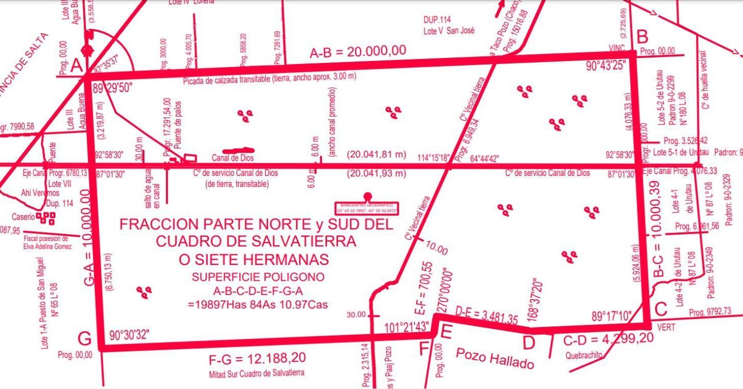 Foto de MITAD NORTE DEL CUADRO DE SALVATIERRA- SANTIAGO DEL ESTERO - 19.897 Has, imagen 3