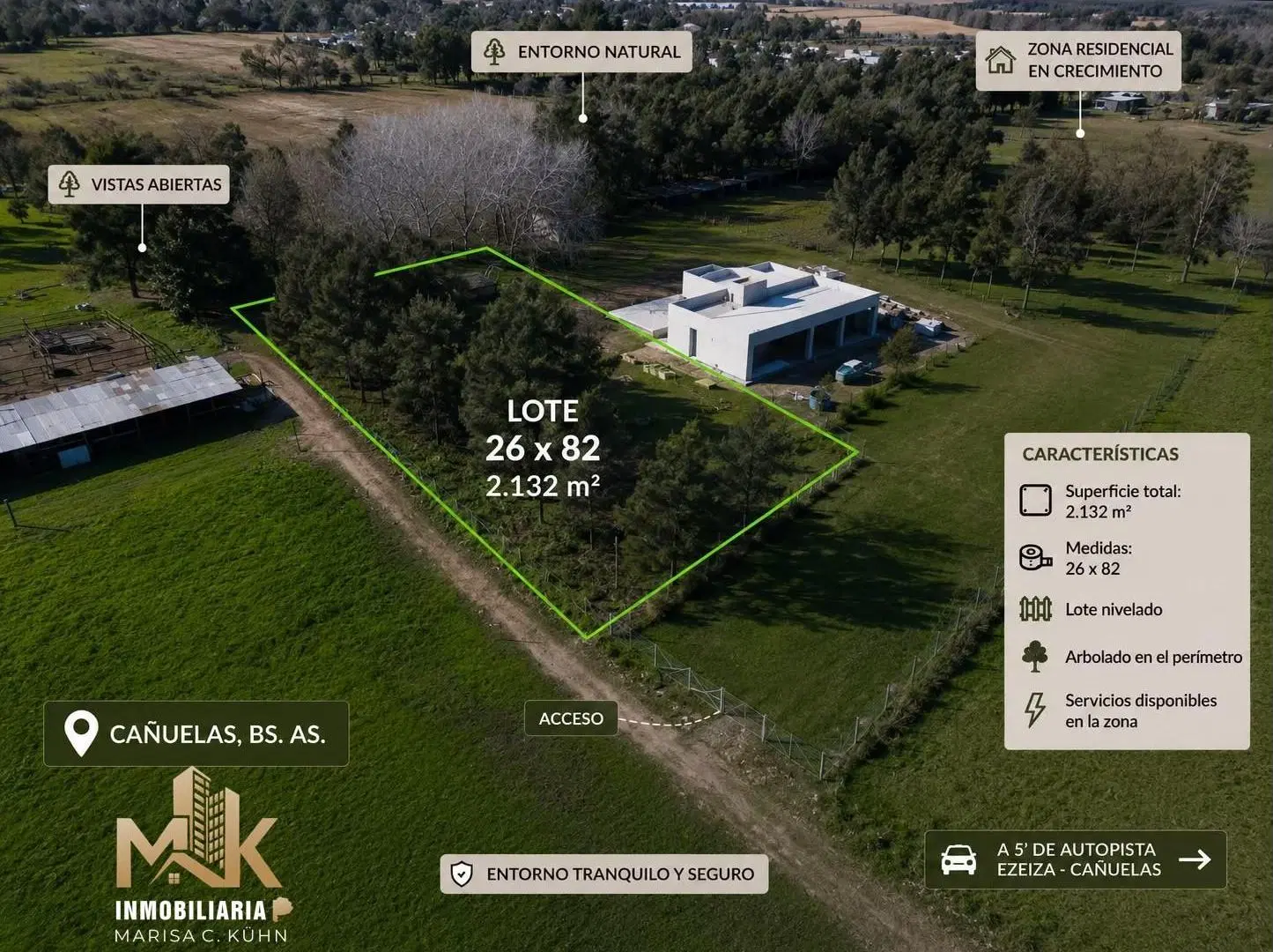 TERRENO EN VENTA EN CAÑUELAS 4