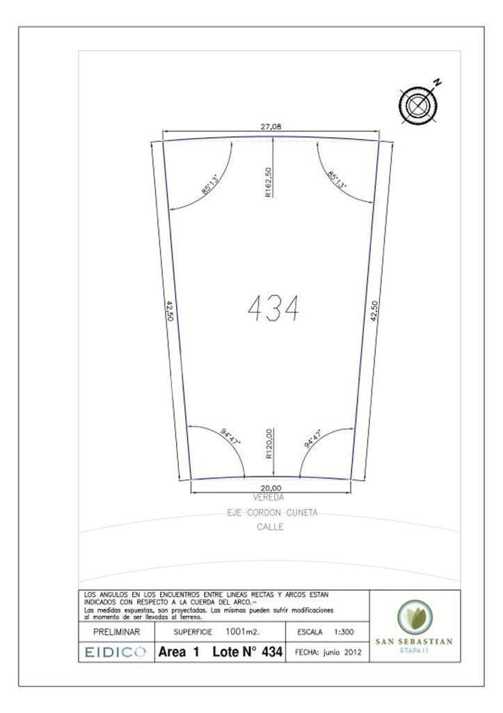 Foto de Terreno Lote en Venta en San Sebastian, Escobar, G.B.A. Zona Norte, imagen 1