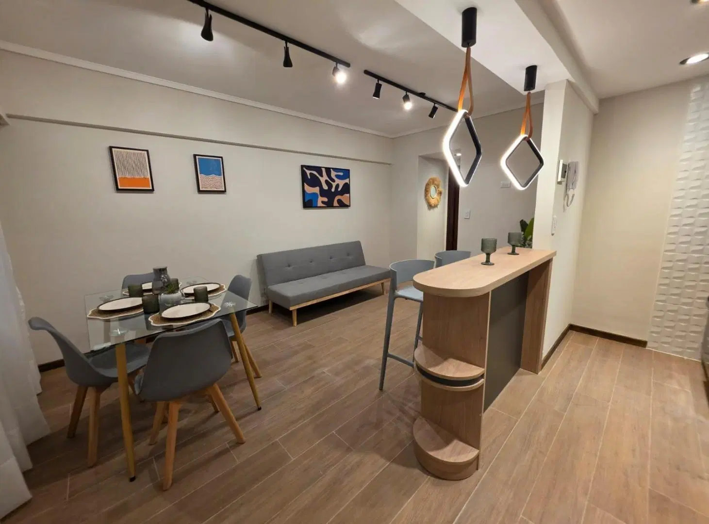 Departamento de dos ambientes al contrafrente reciclado, Gascón 1400, Güemes 4