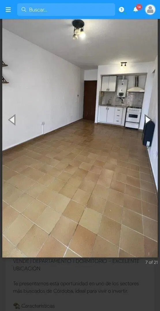 ALQUILER DEPTO 1 DORMITORIO ALBERDI 5
