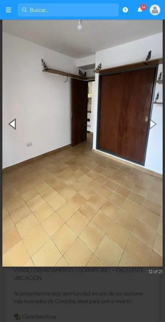 ALQUILER DEPTO 1 DORMITORIO ALBERDI 3