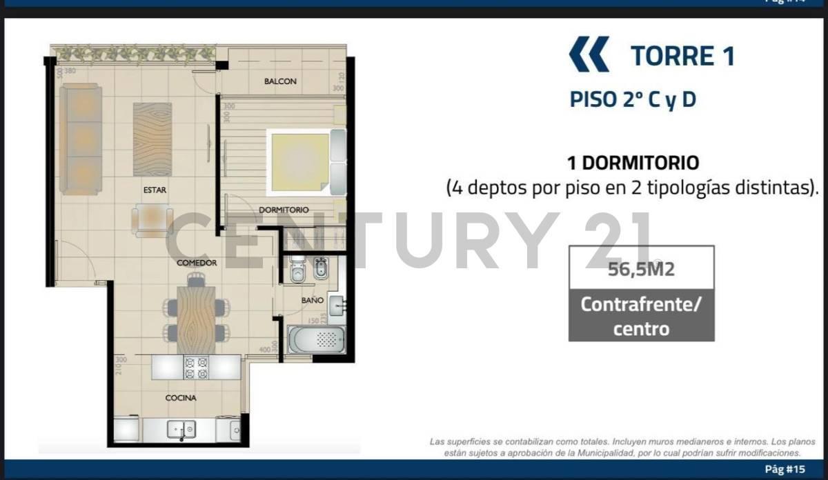 1 DORMITORIO CON COCHERA - AV SANTAMARINA