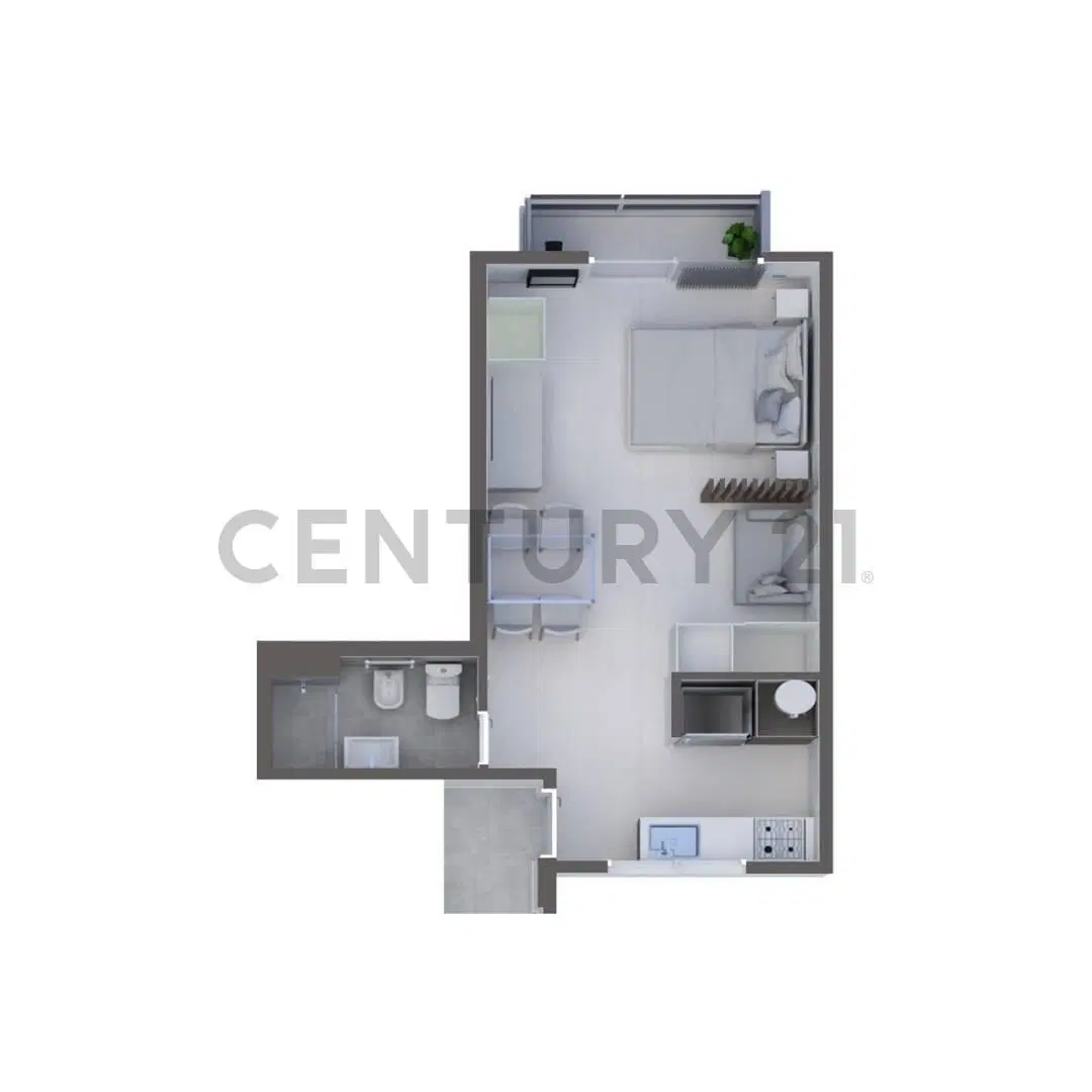 Departamento monoambiente en venta La Plata a estrenar 5
