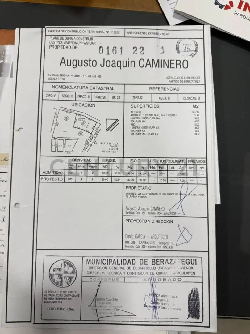 VENTA Casa a estrenar en Barrio: Vicente Federico I – Lote F13 - SOURIGUES BERAZATEGUI 5