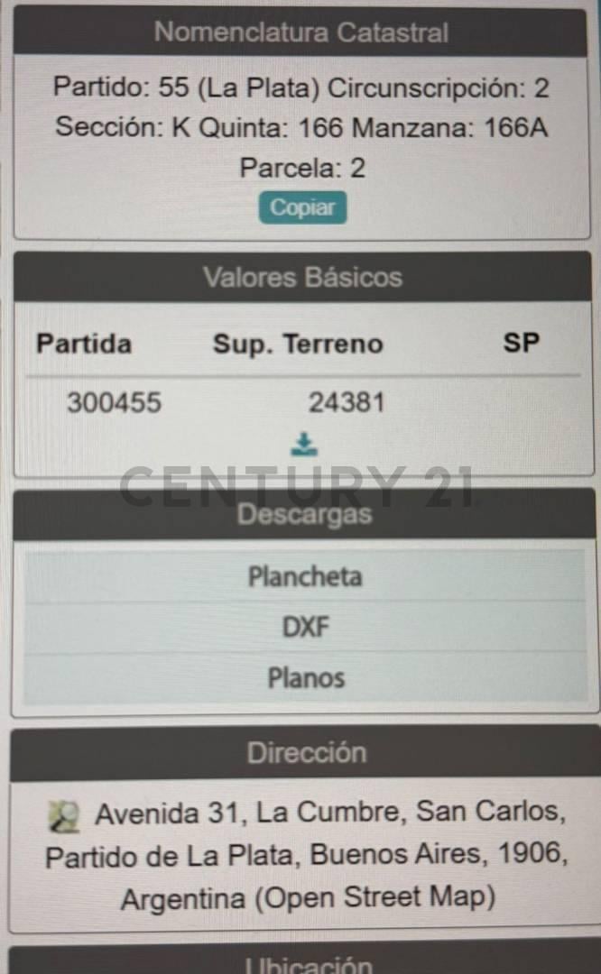 Foto de LOTE SOBRE AVENIDA 31, imagen 2