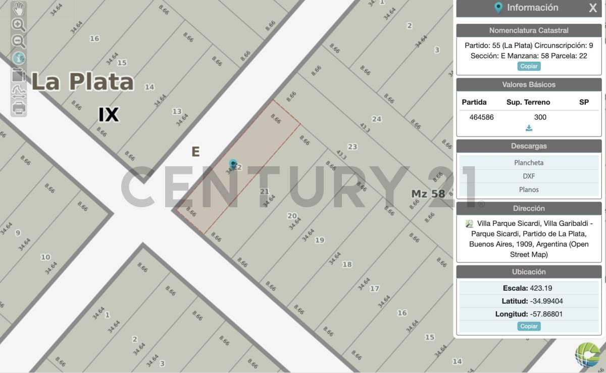 Foto de VENTA LOTE EN ESQ 18BIS Y 651, SICARDI, imagen 1