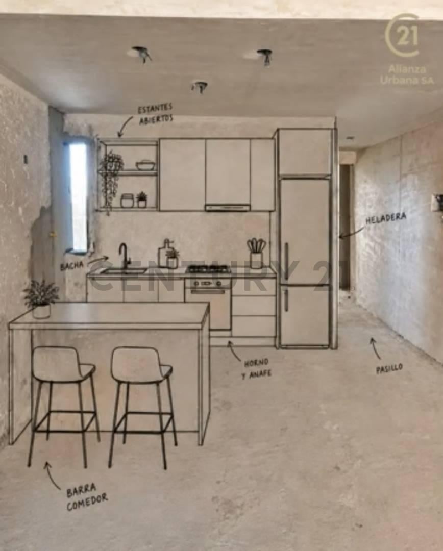 Foto de Departamento Monoambiente en construcción en venta en La Plata, imagen 1