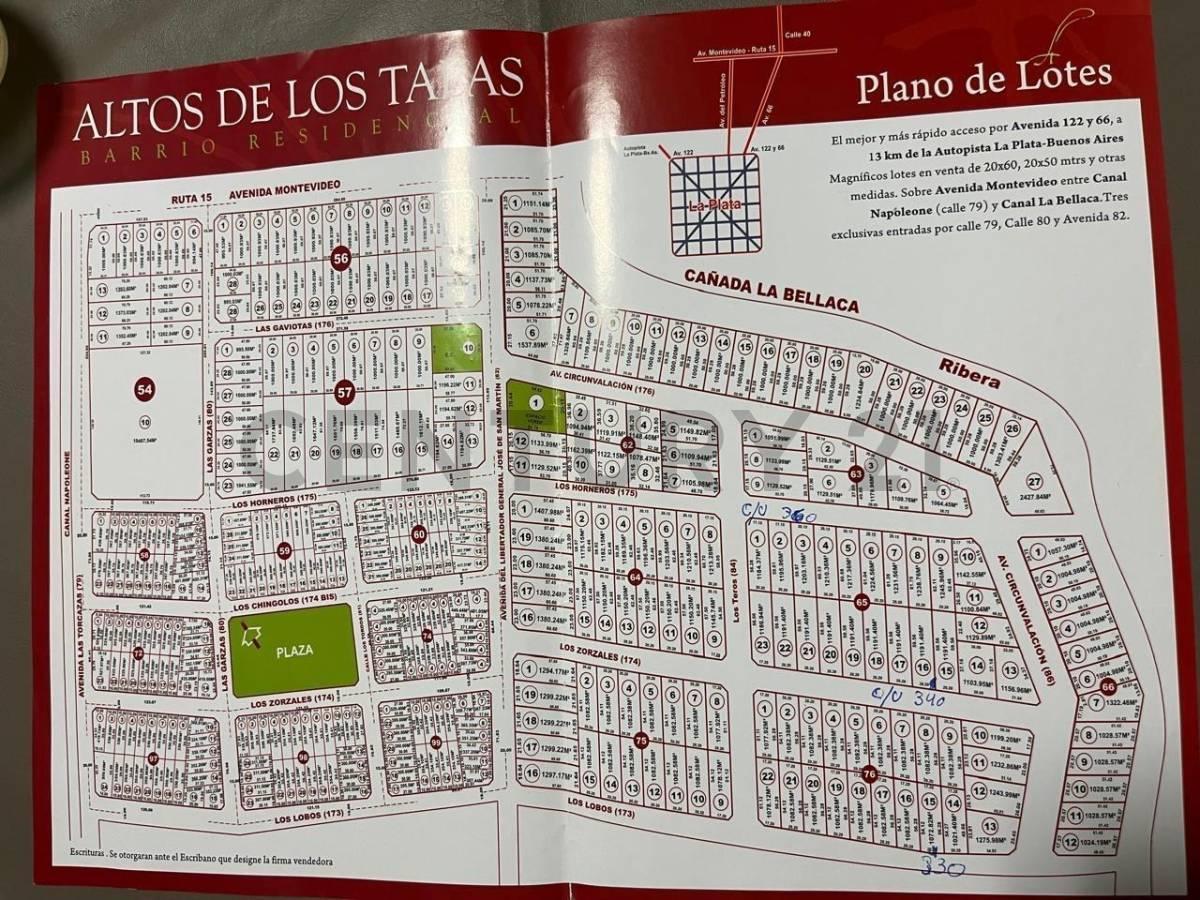 Foto de LOTES EN VENTA EN BERISSO BARRIO ALTOS DE LOS TALAS, imagen 3