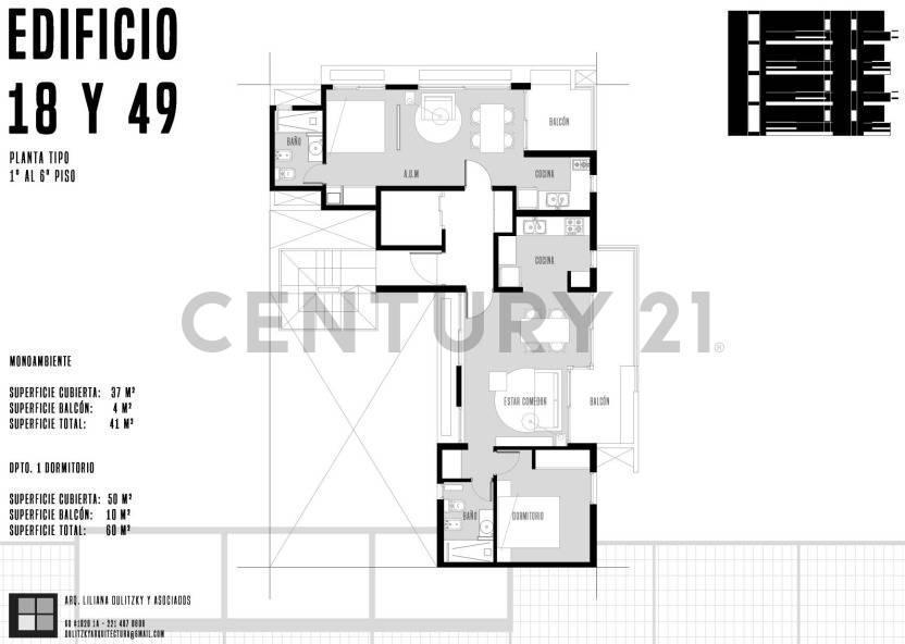 Foto de DEPARTAMENTO EN VENTA EN LA PLATA TIPO MONOAMBIENTE EN OBRA, imagen 4