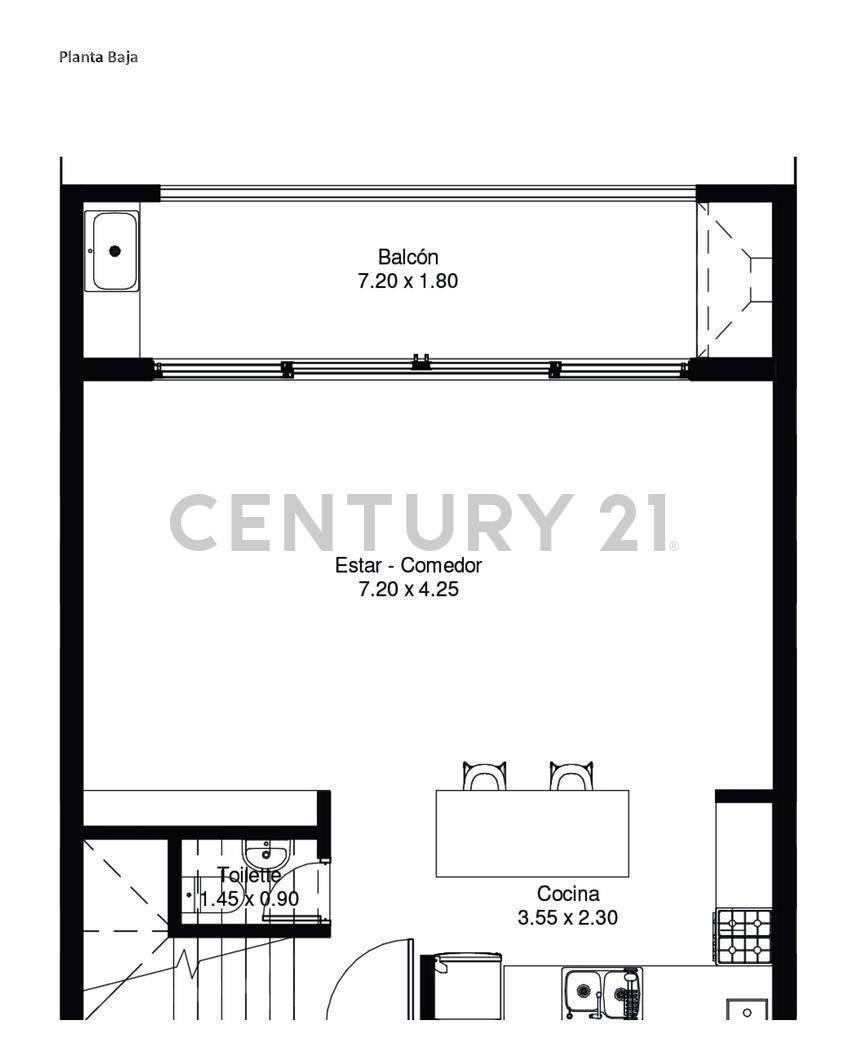 Foto de Departamento Dúplex de 3 Dormitorios en Venta Calle 59 entre 12 y 13, imagen 4