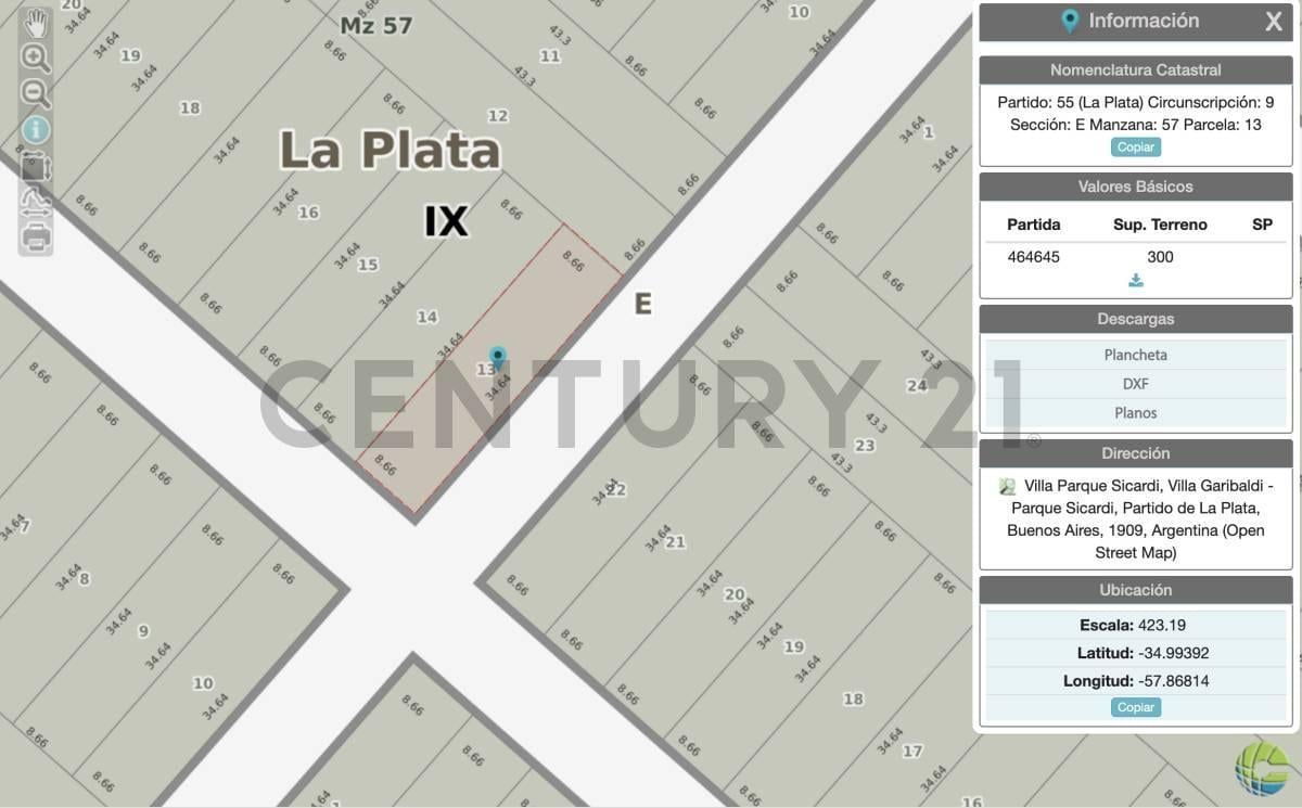 Foto de LOTE EN 18BIS E/ 650 Y 651, SICARDI, imagen 2