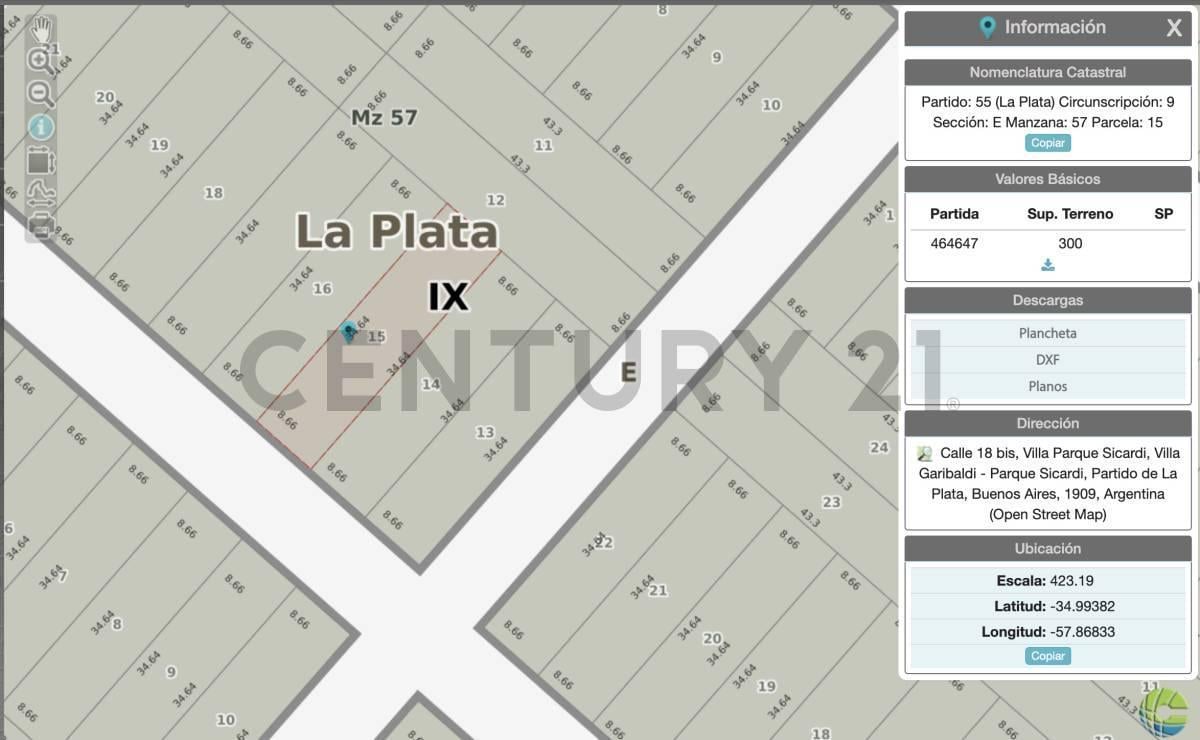 Foto de LOTE EN 18BIS E/ 650 Y 651, SICARDI, imagen 4