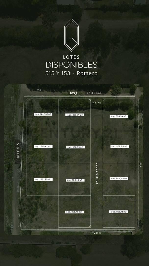 Foto de 153 515 y 516 Lote en venta en Melchor Romero, imagen 5
