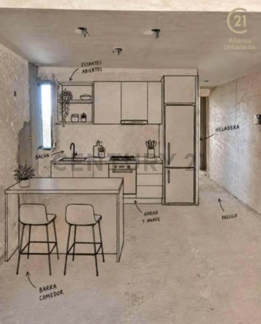 Foto de Departamento Monoambiente en construcción en venta en La Plata, imagen 2