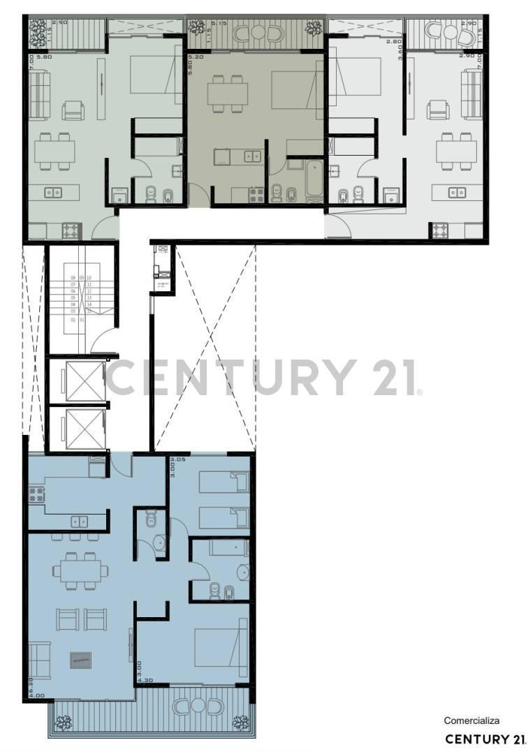 Foto de Departamento en venta en La Plata en Pozo de 2 dormitorios y cochera, imagen 5