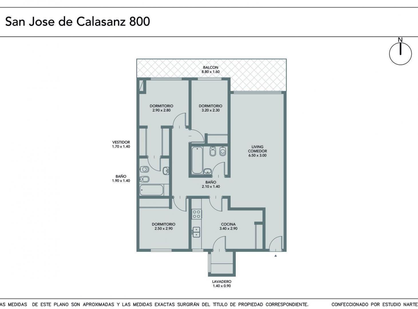 Departamento en Caballito 3 dormitorios 4 ambientes con COCHERA