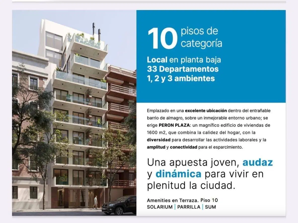MONOAMBIENTE A ESTRENAR EN VENTA-ALMAGRO 3