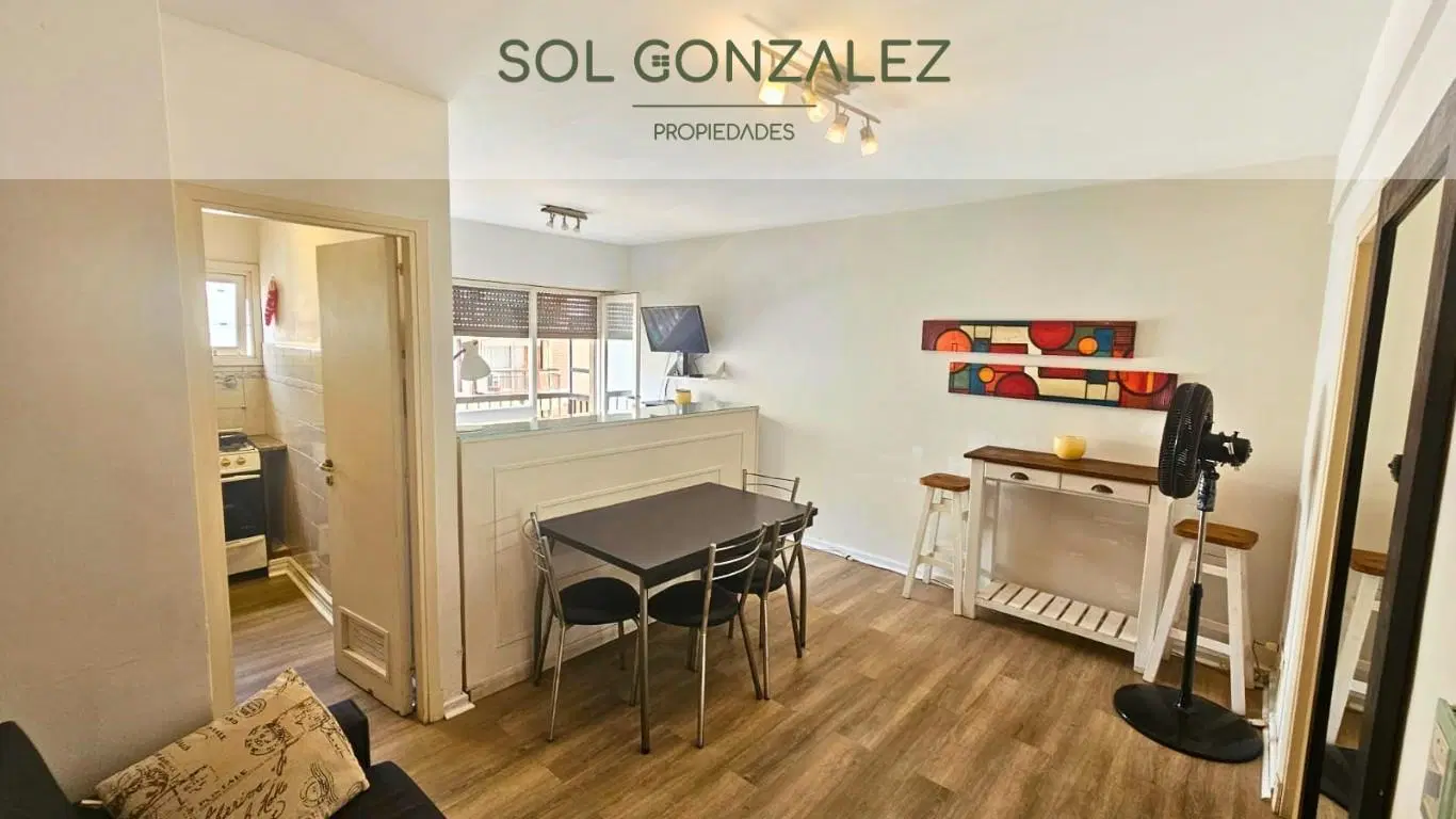 Departamento de 1 ambiente con balcon a la calle, Mar del Plata 2