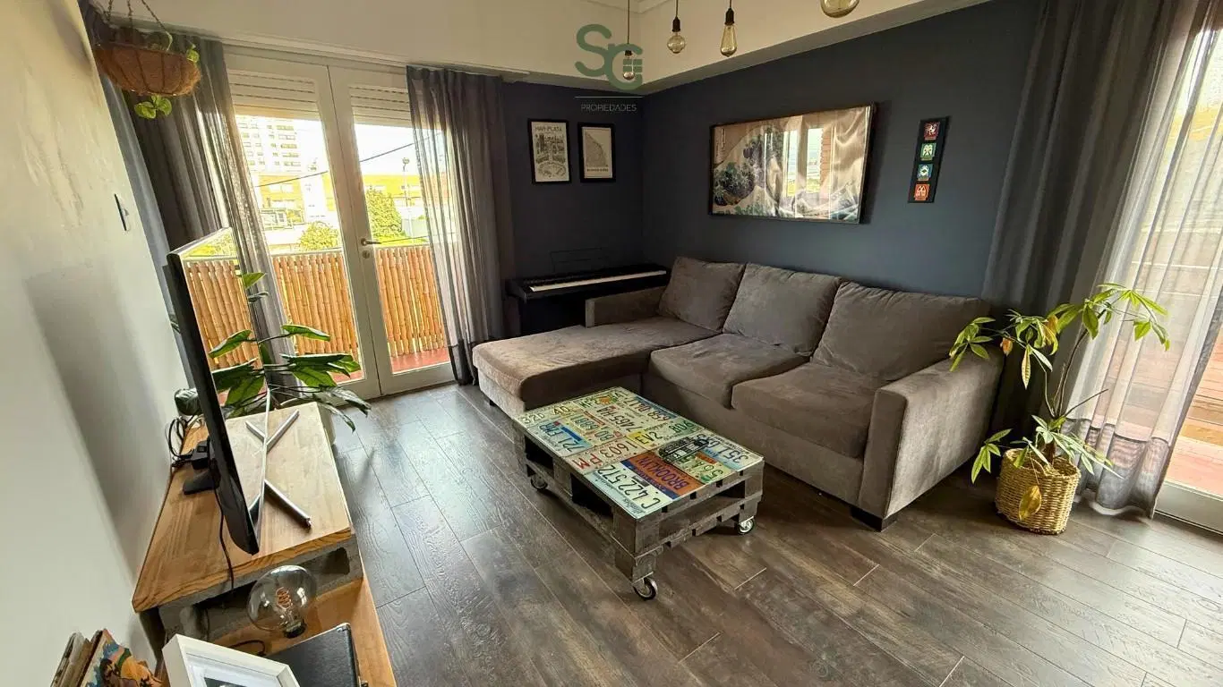 Departamento de 2 ambientes con balcon a la calle y vista al mar. Playa Grande, Mar del Plata 4