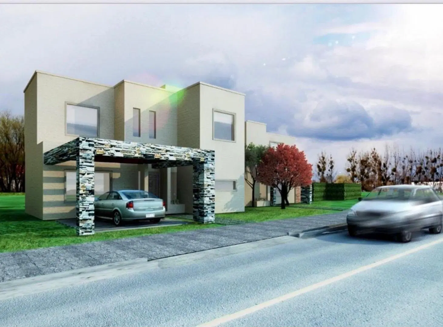 VENTA CASA EN OBRA BARRIO VISTA OLIVA MAIPÚ 6