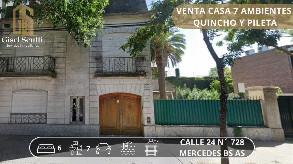 VENTA CASA 7 AMBIENTES MERCEDES BS AS