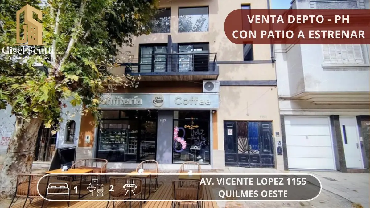 VENTA/FINANCIA DEPTO/PH 2 AMBIENTES CON PATIO Y BALCÓN A ESTRENAR - QUILMES OESTE 5