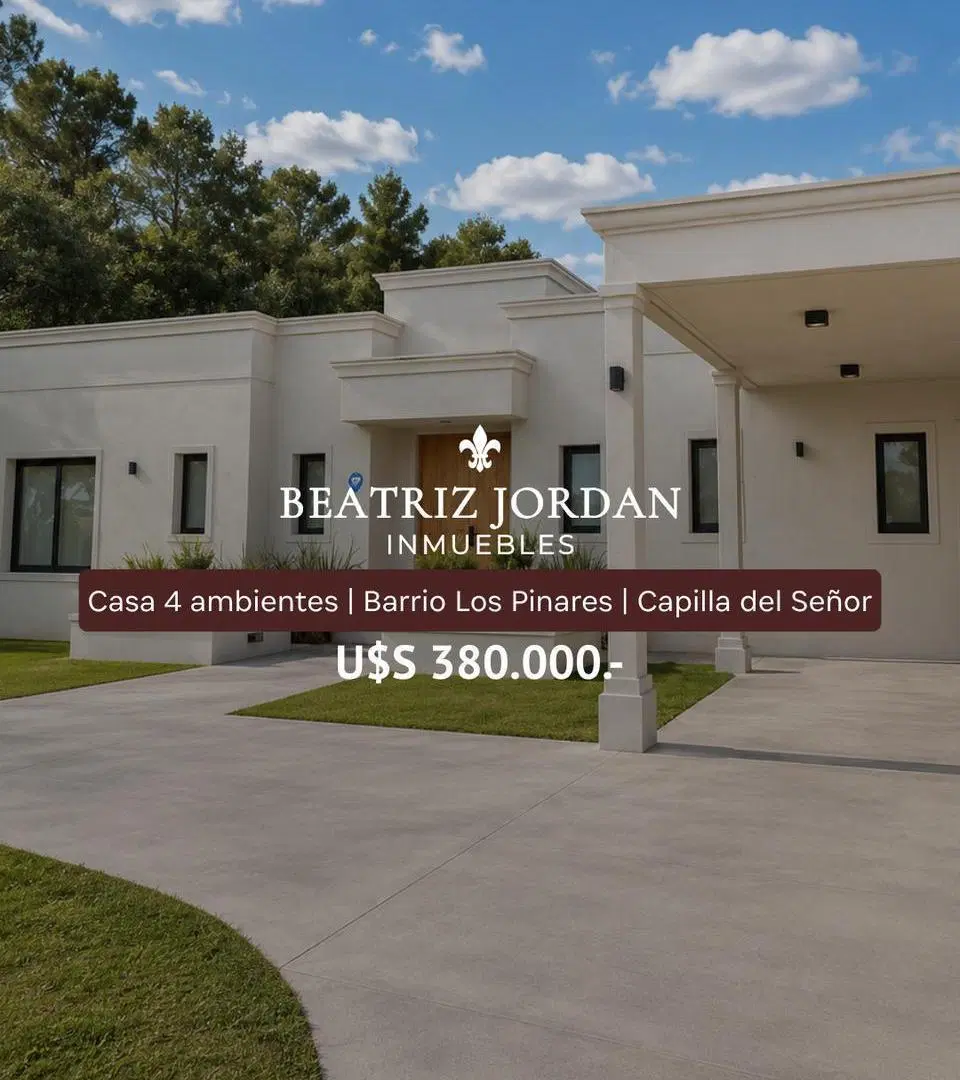 CASA 3 AMBIENTES EN VENTA, LOS PINARES, CAPILLA DEL SEÑOR 1