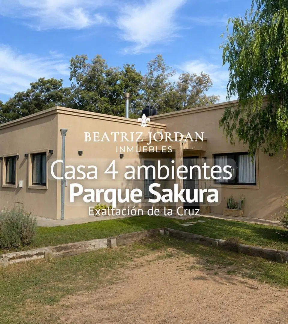 CASA 4 AMBIENTES EN VENTA, BARRIO PARQUE SAKURA, EXALTACION DE LA CRUZ 2