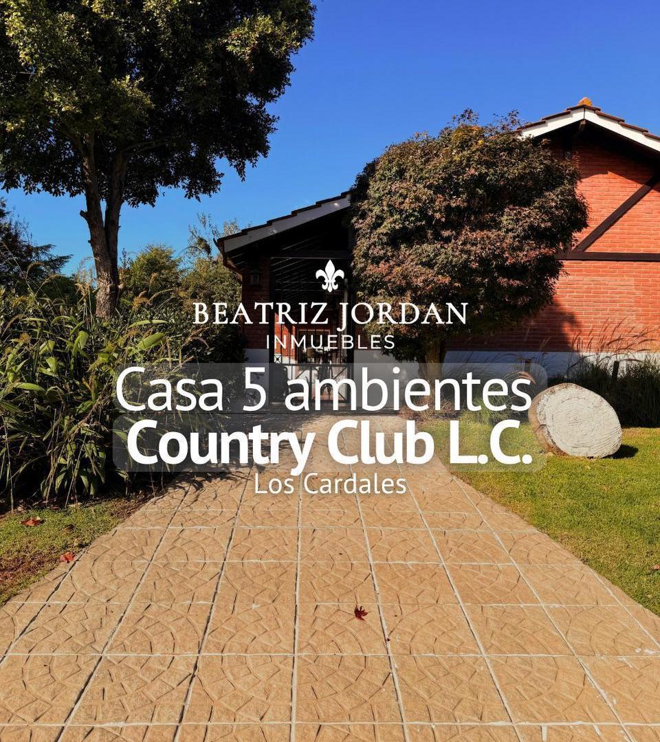 CASA 6 AMBIENTES EN VENTA, COUNTRY CLUB, LOS CARDALES