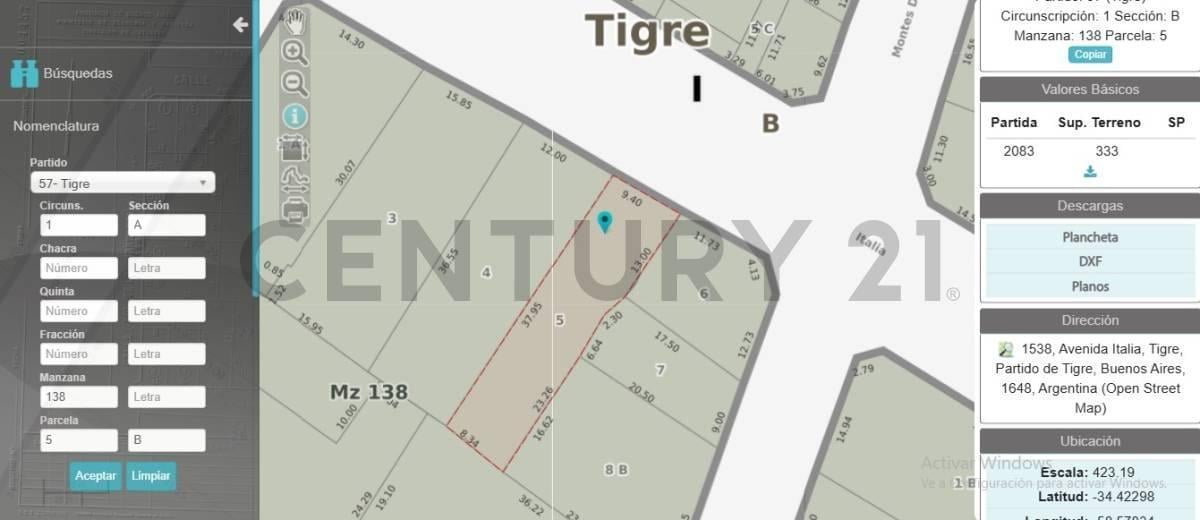 Foto de VENTA LOTE - AV. ITALIA 1532 - DESARROLLO - INVERSIÓN, imagen 1