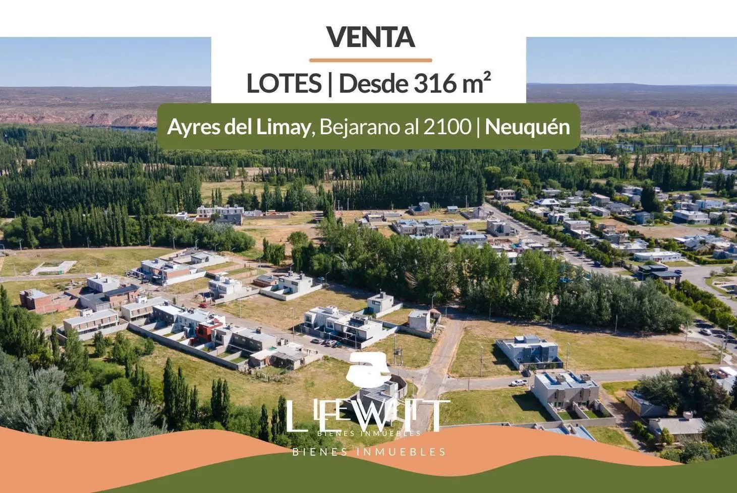 VENTA TERRENO 380m²  EN NEUQUEN Bº AYRES DEL LIMAY  BEJARANO 2100 2