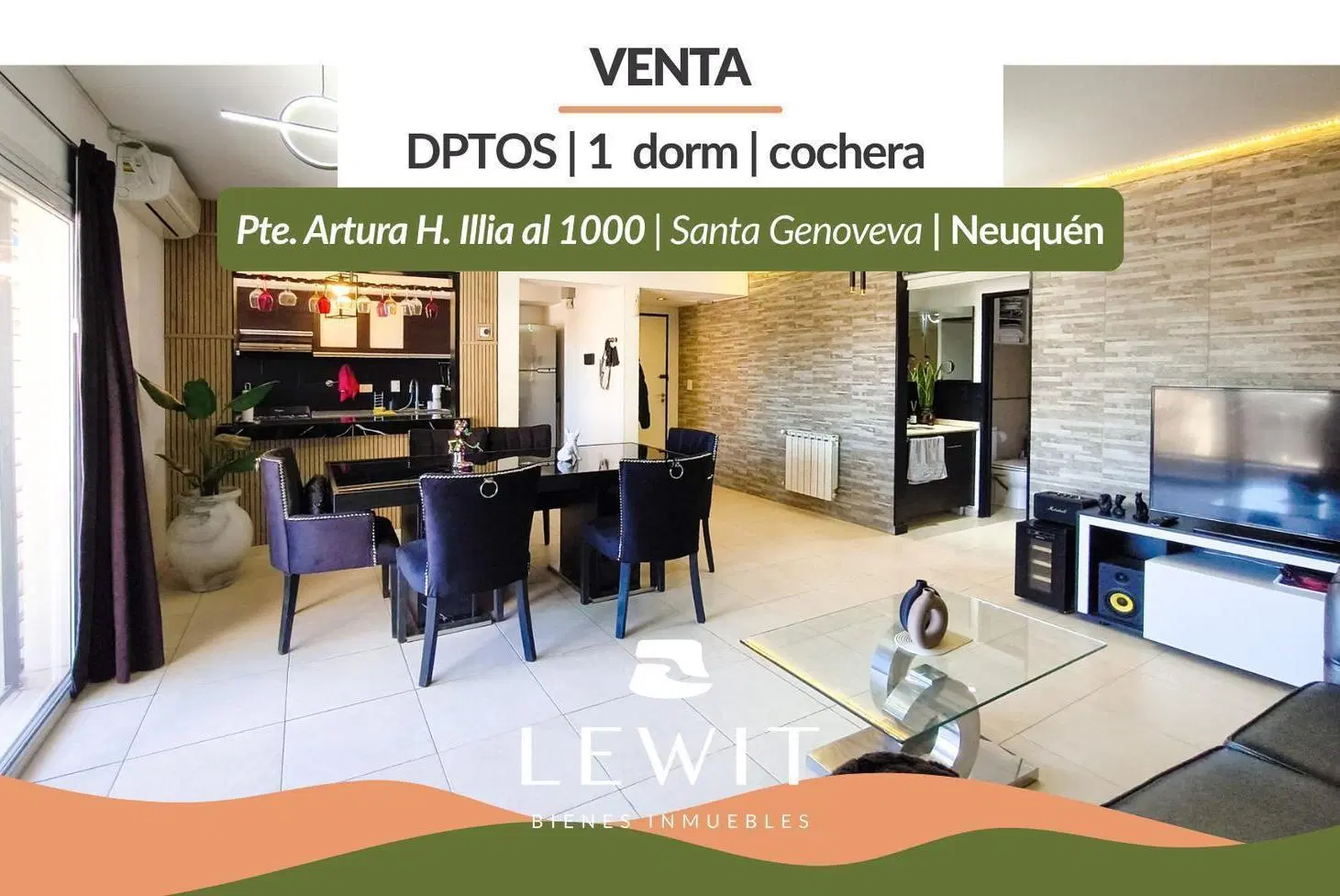 Venta departamento | 1 dormitorio | cochera y balcón | Illia al 1000 Neuquén 5