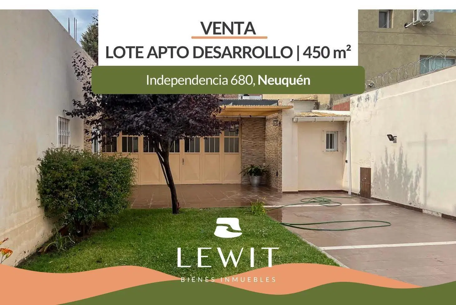 Venta terreno con quincho y departamento | lote 450 m² | subdividido en 2 lotes | Centro | Neuquén 2