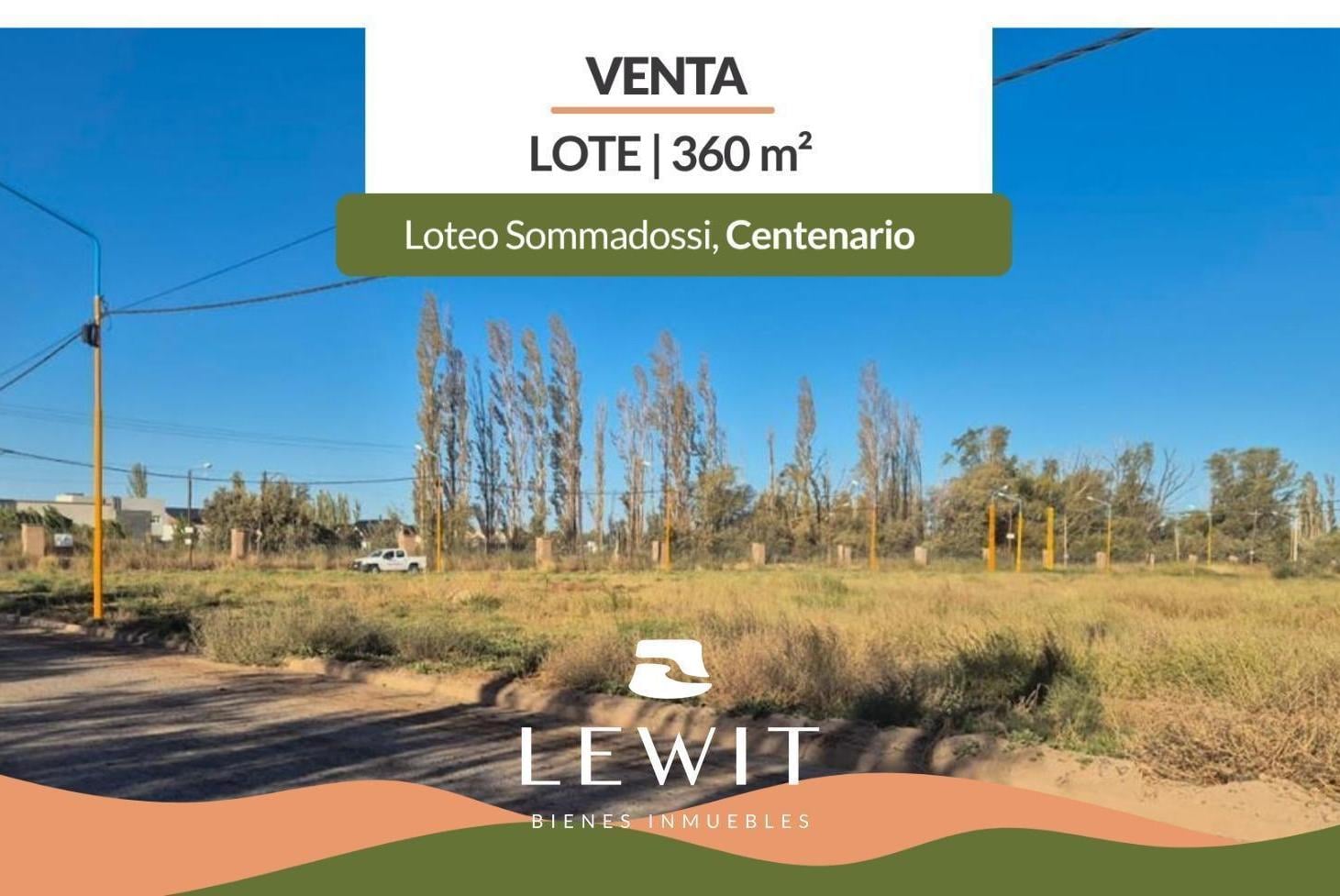 Foto de Venta lote | terreno 352 m² | Loteo Sommadossi | Centenario | Neuquén, imagen 1