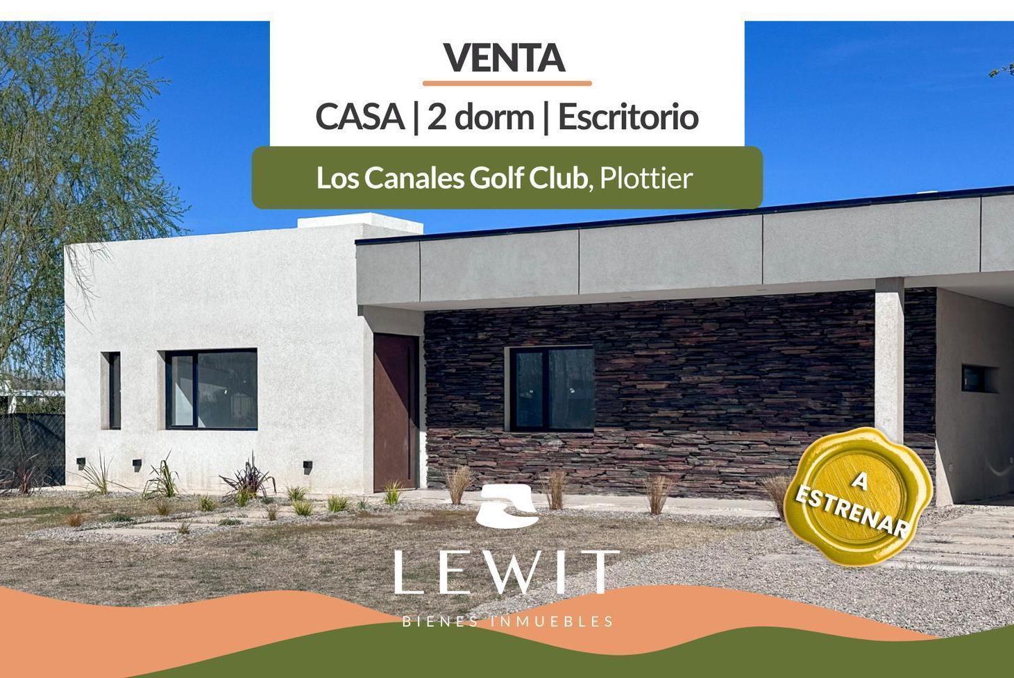 Foto de Venta casa a estrenar | 2 dormitorios | escritorio | Los Canales Golf, imagen 1
