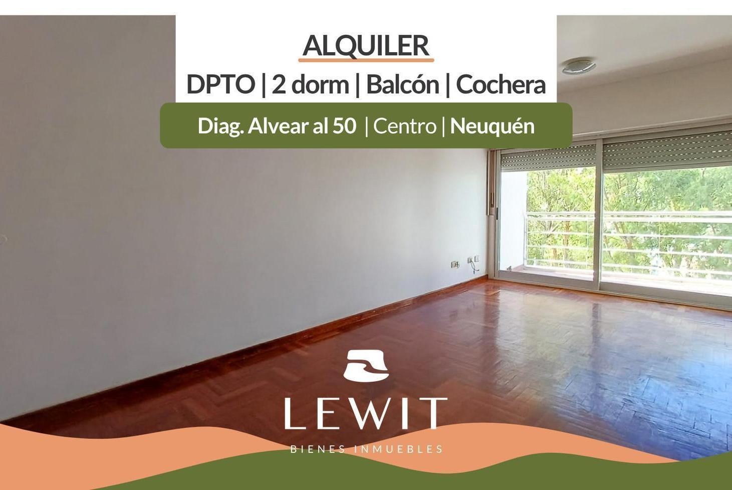 Foto de Alquiler departamento | 2 habitaciones | Balcón | Cochera | Diagonal, imagen 1